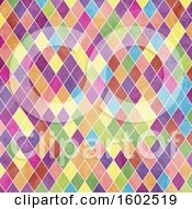 Clipart Of A Diamond Geometric Background Royalty Free Vector Illustration