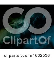 Clipart Of A Nebula Sky Background Royalty Free Illustration