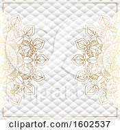 Poster, Art Print Of Golden Mandala And Geometric Pattern Background