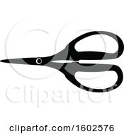 Poster, Art Print Of Black And White Pair Of Scissors