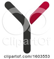 Clipart Of A Letter Y Logo Royalty Free Vector Illustration
