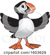 Poster, Art Print Of Puffin Bird School Mascot Character