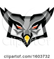 Poster, Art Print Of Tough Great Horned Owl Head