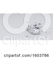 Poster, Art Print Of 3d Abstract Shattered Background