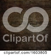 Clipart Of A 3d Brick Wall Background Royalty Free Illustration by KJ Pargeter