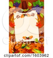 Poster, Art Print Of Thanksgiving Border