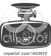 Clipart Of A Car Dash Cam Royalty Free Vector Illustration by Vector Tradition SM