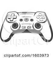 Clipart Of A Video Game Controller Royalty Free Vector Illustration