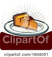 Clipart Of A Cheesecake Design Royalty Free Vector Illustration by Vector Tradition SM