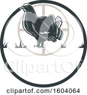 Clipart Of A Grouse Hunting Design Royalty Free Vector Illustration by Vector Tradition SM