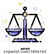 Poster, Art Print Of Justice Scales Icon
