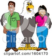 Poster, Art Print Of Bald Eagle School Mascot Character With Parents