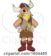 Poster, Art Print Of Male Viking School Mascot Character Wearing A Sports Medal