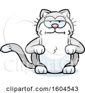 Poster, Art Print Of Cartoon Bored Kitty Cat