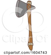 Clipart Of A Handmade Axe Royalty Free Vector Illustration by BNP Design Studio