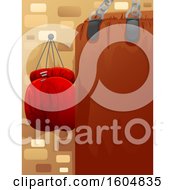 Poster, Art Print Of Punching Bag And Boxing Gloves
