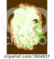 Poster, Art Print Of Frame Of A Garden Fairy Blowing Magic Dust