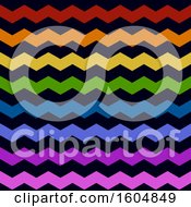 Clipart Of A Colorful Seamless Chevron Background Pattern Royalty Free Vector Illustration