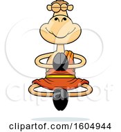 Cartoon Meditating Zen Camel