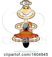 Poster, Art Print Of Cartoon Meditating And Grinning Zen Camel