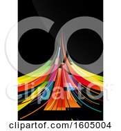 Poster, Art Print Of Colorful Abstract Design On Black