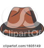 Clipart Of A Hat Royalty Free Vector Illustration