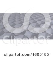 Poster, Art Print Of 3d Hexagonal Background