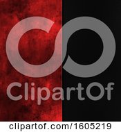 Clipart Of A Red Grunge And Carbon Fiber Background Royalty Free Illustration by KJ Pargeter