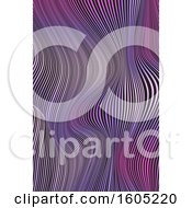 Clipart Of A Warped Line Background Royalty Free Vector Illustration