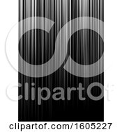 Clipart Of A Silver Streak And Black Background Royalty Free Vector Illustration