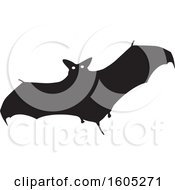 Poster, Art Print Of Flying Halloween Vampire Bat