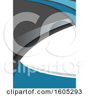 Poster, Art Print Of Blue And White Background