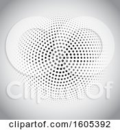 Poster, Art Print Of Circle Of Halftone Dots