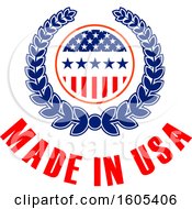 Poster, Art Print Of Made In Usa Design