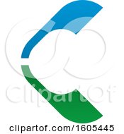 Clipart Of A Letter C Logo Royalty Free Vector Illustration