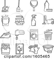 Poster, Art Print Of Household Icons
