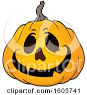 Poster, Art Print Of Carved Halloween Jackolantern Pumpkin