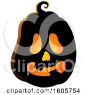 Poster, Art Print Of Carved Illuminated Halloween Jackolantern Pumpkin