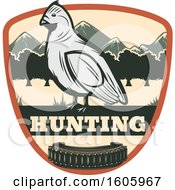 Clipart Of A Bird Hunting Design Royalty Free Vector Illustration by Vector Tradition SM