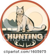 Poster, Art Print Of Lynx Hunting Design