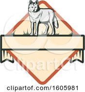 Poster, Art Print Of Wolf In A Diamond