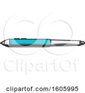 Clipart Of A Stylus Pen Royalty Free Vector Illustration by Vector Tradition SM