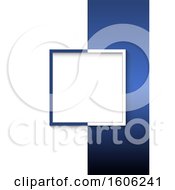 Poster, Art Print Of Blue And White Background