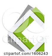 Poster, Art Print Of Green Gray And White Background