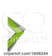 Clipart Of A Green Gray And White Background Royalty Free Vector Illustration