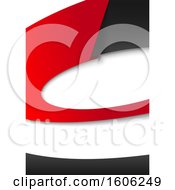 Poster, Art Print Of Red Black And White Background