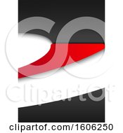 Poster, Art Print Of Red Black And White Background