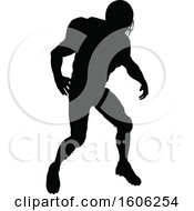 Poster, Art Print Of Silhouetted Football Player