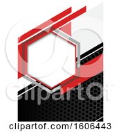 Clipart Of A Perforated Metal Background Royalty Free Vector Illustration