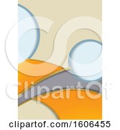 Clipart Of A Background With Circles Royalty Free Vector Illustration